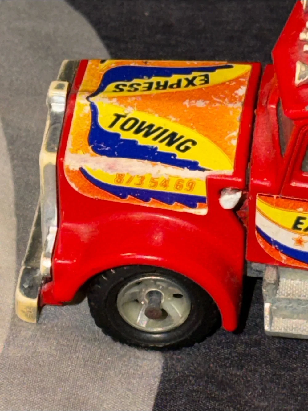 Majorette Kenworth Tow Truck Vehicle Toy Collectible Classic As Is Used Vintage.